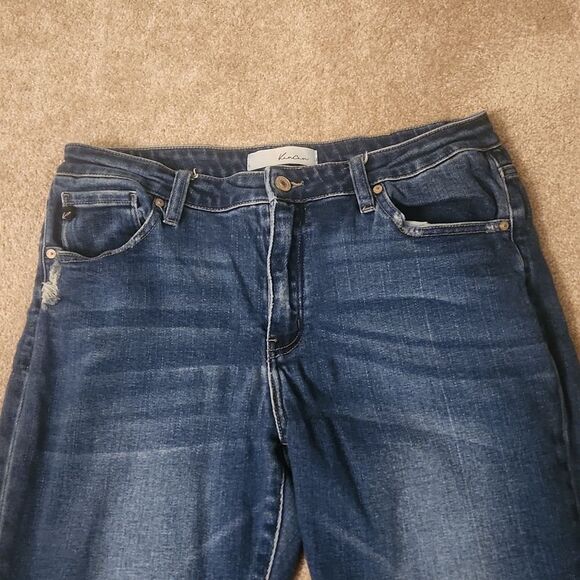 KanCan Women's Skinny Jeans w/ Distressed Hem on Legs Size 13/30 - Picture 2 of 10